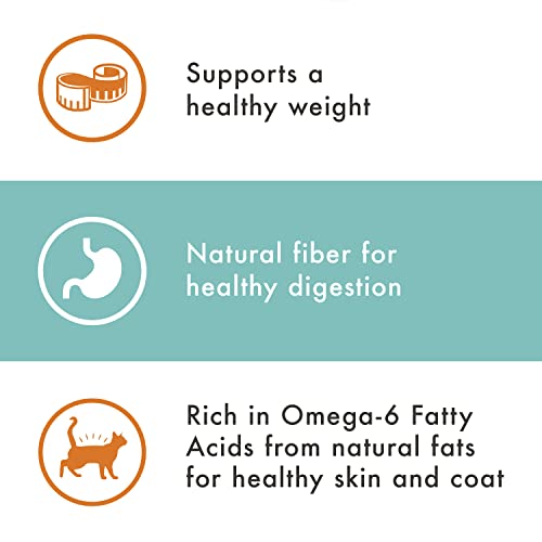 NUTRO WHOLESOME ESSENTIALS Adult Indoor Natural Dry Cat Food for Healthy Weight Farm-Raised Chicken & Brown Rice Recipe, 14 lb. Bag