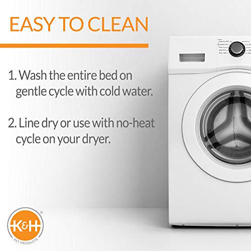 K&H Pet Productsself-Warming Pet Crate Pad, 20" x 25", Gray