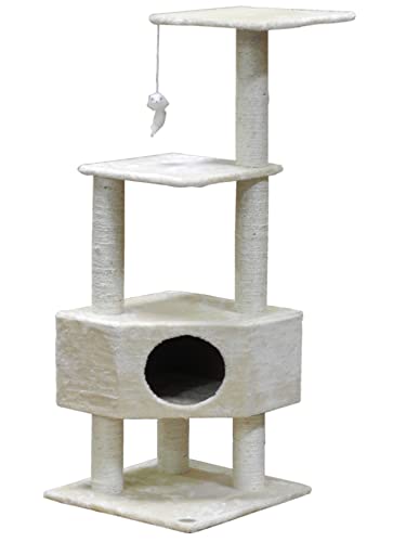 Go Pet Club Cat Tree Beige Color