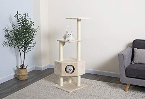 Go Pet Club Cat Tree Beige Color