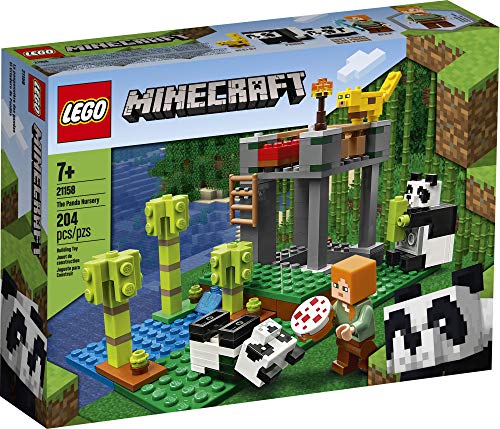 LEGO Minecraft The Panda Nursery 21158 Construction Toy for Kids, Great Gift for Fans of Minecraft and Pandas, New 2020 (204 Pieces)