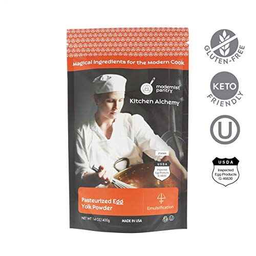 AAA Grade Egg Yolk Powder ? Gluten-Free ? OU Kosher Certified (Pasteurized, Made in USA, Produced from the Freshest of Eggs) - 400g/14oz