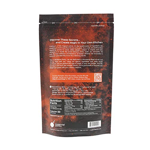 AAA Grade Egg Yolk Powder ? Gluten-Free ? OU Kosher Certified (Pasteurized, Made in USA, Produced from the Freshest of Eggs) - 400g/14oz