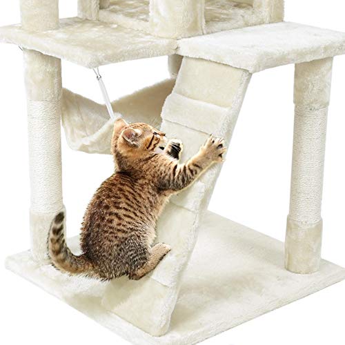 YAHEETECH Cat Tree House Condo Perch Pet Tower for Cats & Kittens