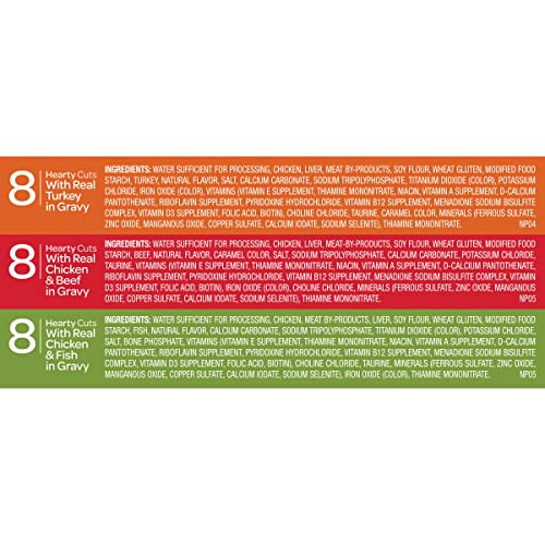 9 Lives Poultry And Beef Variety Pack, 5.5 Oz Cans, 24-Count