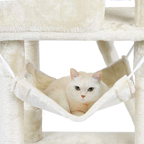 YAHEETECH Cat Tree House Condo Perch Pet Tower for Cats & Kittens