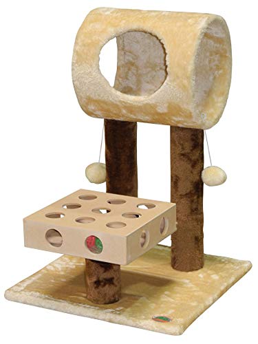 Go Pet Club IQ Busy Box Cat Tree, 17.75" x 20" x 26"