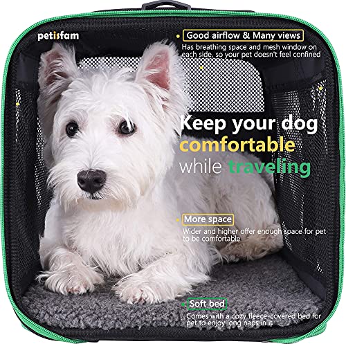 petisfam Large Cat Carrier for Large and Medium Cats and Small Dogs Offers a Comfy and Safe Way to Transport Your Fur Baby and Provides a high Level of Convenience for You