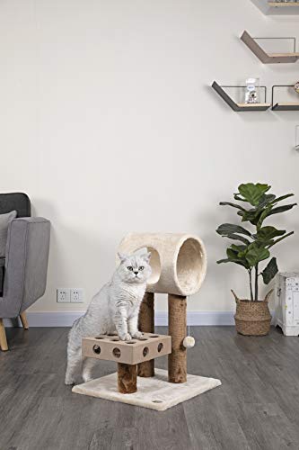 Go Pet Club IQ Busy Box Cat Tree, 17.75" x 20" x 26"