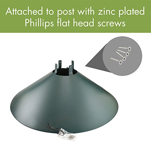 Woodlink Post Mount Squirrel Baffle Model BAF3GR