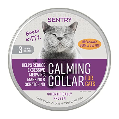 Sentry Industries Calming Collar for Cats 3Ct, Purple