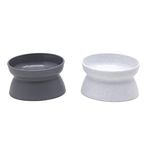 Kitty City Raised Pet Food Bowl Set