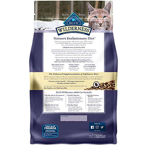 Blue Buffalo Wilderness High Protein Grain Free, Natural Adult Dry Cat Food