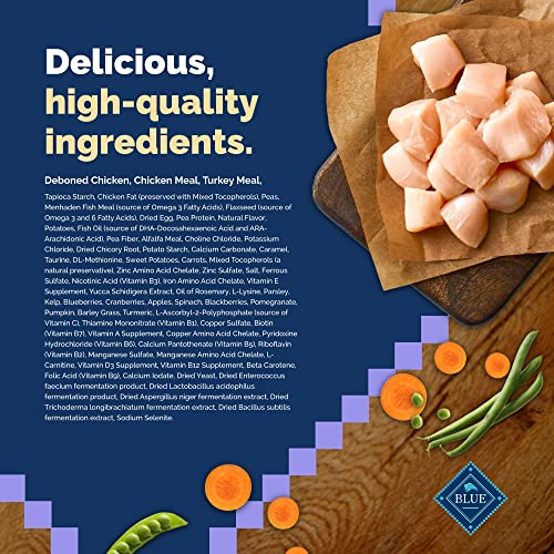 Blue Buffalo Wilderness High Protein Grain Free, Natural Kitten Dry Cat Food, Chicken 5-lb