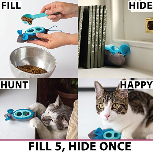 Doc & Phoebe's Interactive Indoor Hunting Cat Feeder | Award Winning Active Enrichment Cat Feeding System