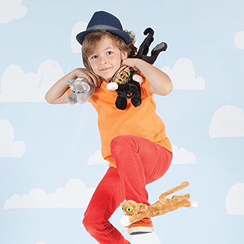 Manhattan Toy Lanky Cats Ziggy Black Cat Stuffed Animal