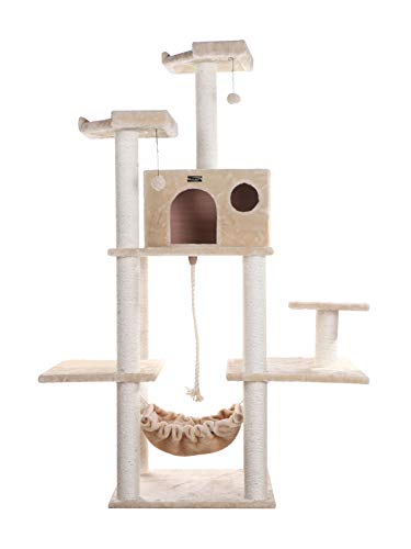 Armarkat A7202 72-Inch Cat Tree, Beige