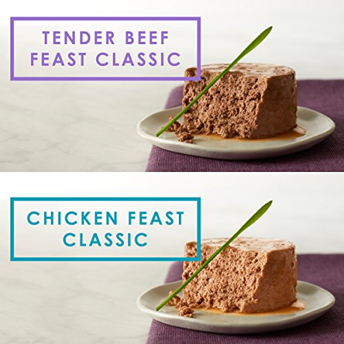 Purina Fancy Feast Wet Cat Food Variety Pack, Poultry & Beef Collection - (45) 3 oz. Cans