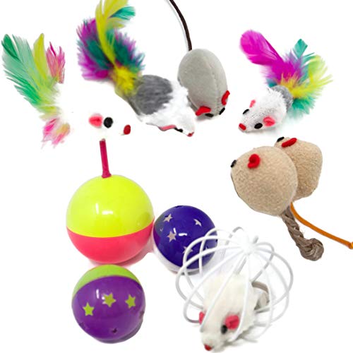 Youngever 24 Cat Toy Set - Interactive Kitten Assortment