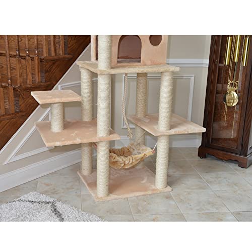 Armarkat A7202 72-Inch Cat Tree, Beige