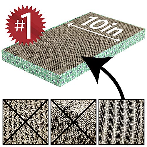 Kitty City XL Wide Corrugate Cat Scratchers 2 Pieces, Cat Scratching, Cat Scratch Pad