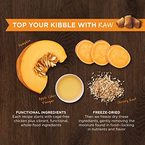 Instinct Freeze Dried Raw Boost Mixers Gut Health All Natural Dog Food Topper, 5.5 oz. Bag