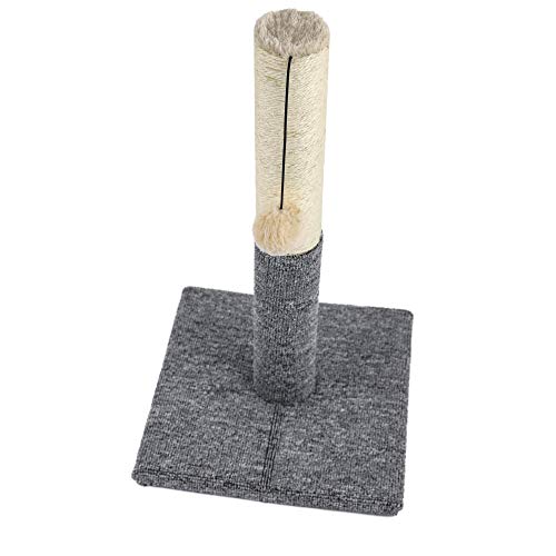 Akarden 20.5'' Tall Cat Scratching Post, Kitty Scratching Post with Hanging Ball, Durable Cat Scratcher Pole with Sisal Rope
