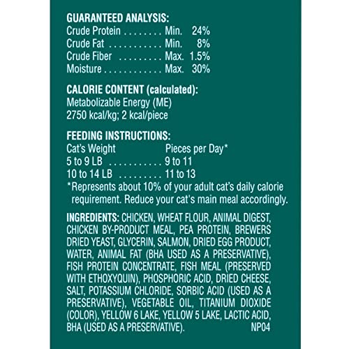 Meow Mix Irresistibles Soft Cat Treats, Salmon, 17 Ounces (Pack of 4)