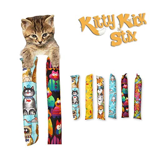 11" Catnip Kicker Toys - Set of 2 Cat Kickers