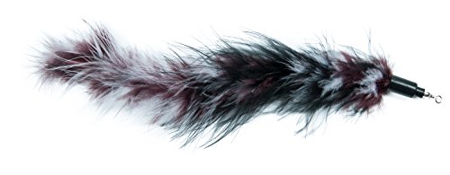 EcoCity Cat Wand Feather Refills for Interactive Cat and Kitten Wands Include 6 Pieces Replacement Feathers and 1 Soft Furry Tail (7 Pieces)