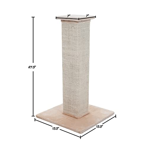 PETMAKER Sisal Burlap Cat Scratching Post, 28", Model:80-0247