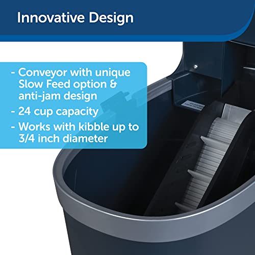 PetSafe Smart Feed 2nd Generation Automatic Dog and Cat Feeder, Smartphone, 24-Cups, Wi-Fi Enabled App for iPhone and Android, Works with Alexa