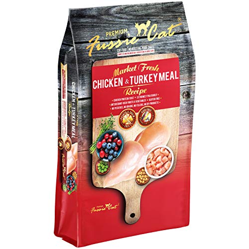 Fussie Cat Market Fresh Chicken & Turkey Meal Formula Grain-Free Dry Cat Food 2lb