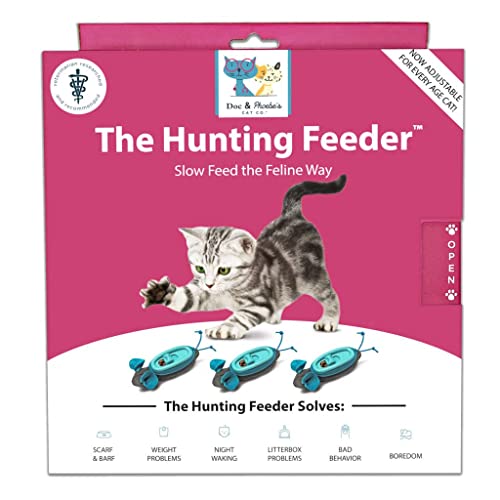 Doc & Phoebe's Indoor Hunting Cat Feeder