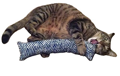 West Coast Pet Products 15" Catnip Cat Kicker Toys/Kitty Kick Sticks/Cat-Nip Kick Sticks (Blue) (Kickers Filled with 1 oz Premium Canadian Catnip)