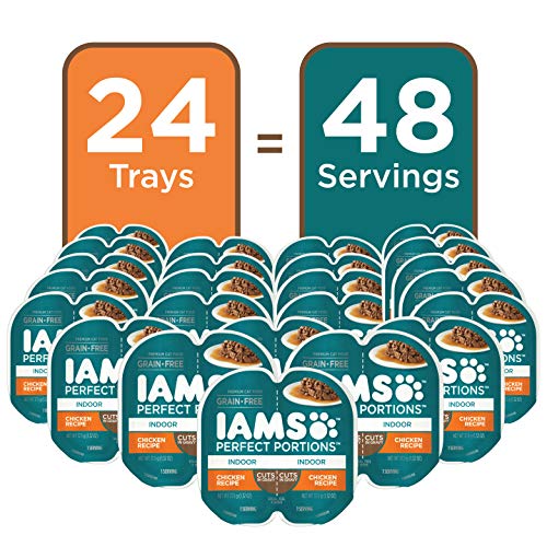 IAMS Perfect Portions Healthy Grain Free Wet Cat Food, (24 Twin Packs)