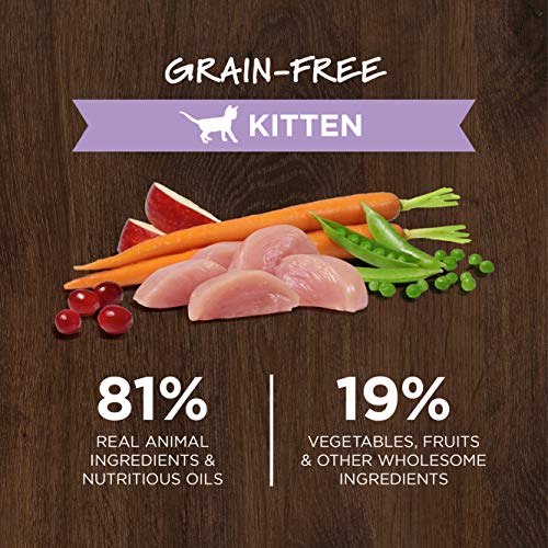 Instinct Original Kitten Grain Free Recipe with Real Chicken Natural Dry Cat Food by Nature's Variety, 4.5 lb. Bag