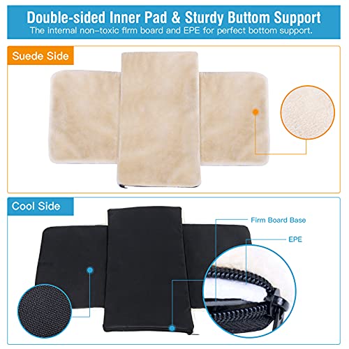 Siivton Pet Carrier Airline Approved, Expandable Soft-Sided Dog Carrier with Fleece Pad for Cats, Foldable Pet Travel Bag Safe and Easy