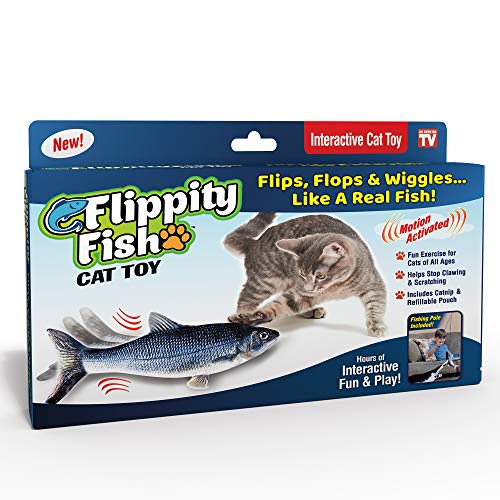Ontel Flippity Fish Cat Toy