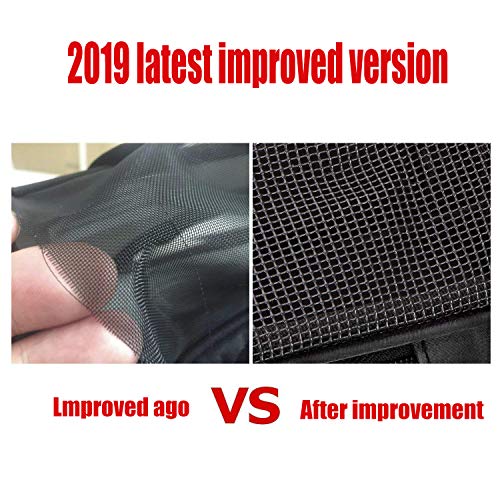 Cuby Soft Sided Pet Carrier?Comfort for Airline Travel for Small Animals/Cats/Kitten/Puppy (S, Black)