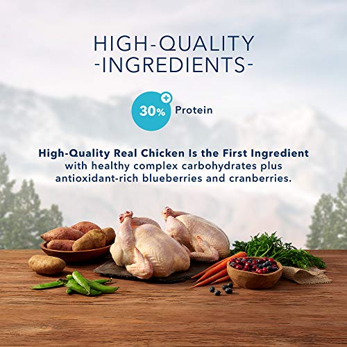 Blue Buffalo Wilderness High Protein, Natural Adult Indoor Hairball & Weight Control Dry Cat Food, Chicken 5-lb