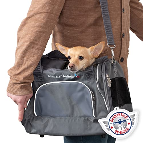 Sherpa Travel American Airlines Duffle Pet Carrier, Medium,Charcoal