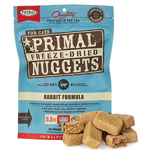 Primal Freeze Dried Cat Food - Rabbit Formula - 5.5 Oz.