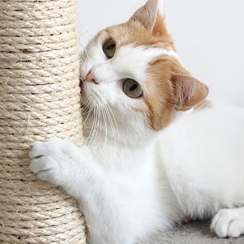 PETMAKER Sisal Burlap Cat Scratching Post, 28", Model:80-0247