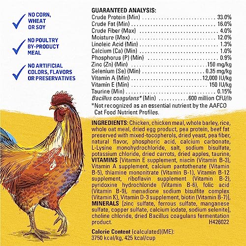 Purina Beyond Natural Limited Ingredient Dry Cat Food, Simply White Meat Chicken & Whole Oat Meal Recipe - 3 lb. Bag