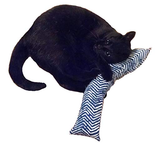 West Coast Pet Products 15" Catnip Cat Kicker Toys/Kitty Kick Sticks/Cat-Nip Kick Sticks (Blue) (Kickers Filled with 1 oz Premium Canadian Catnip)
