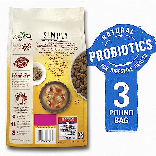 Purina Beyond Natural Limited Ingredient Dry Cat Food, Simply White Meat Chicken & Whole Oat Meal Recipe - 3 lb. Bag