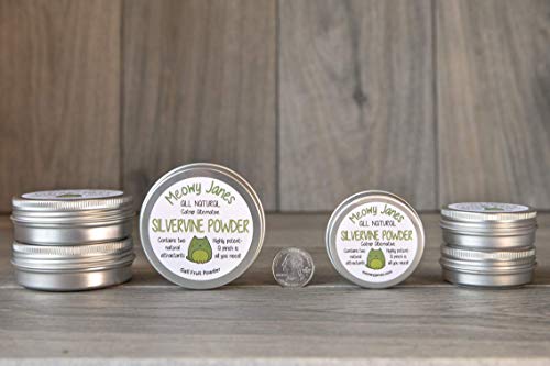 Meowy Janes Catnip Alternative Variety Powder Pack- Catnip Keef, Silvervine Powder and Valerian Root Powder Catnip Powder - Cat Toy