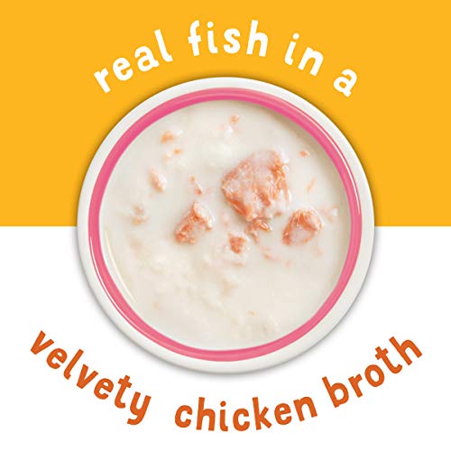 Purina Friskies Grain Free Wet Cat Food Complement Variety Pack, Lil' Soups With Sockeye Salmon & Tuna in Broth - (18) 1.2 oz. Cups