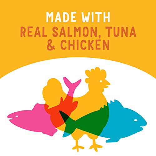 Purina Friskies Grain Free Wet Cat Food Complement Variety Pack, Lil' Soups With Sockeye Salmon & Tuna in Broth - (18) 1.2 oz. Cups